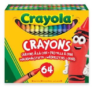 CERA 64 COLORES CRAYOLA