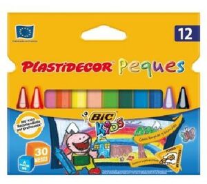 CERA 12 PLASTIDECOR PEQUES COLORES