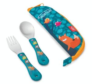 SET 2 CUBIERTOS JUNGLE FEVER CON ESTUCHE