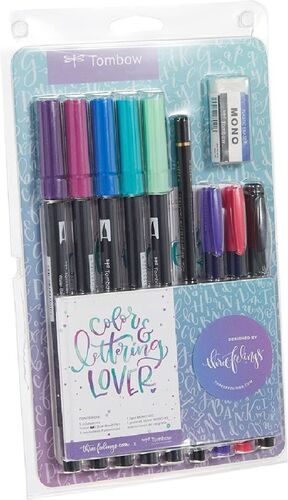 SET LETTERING TOMBOW THREEFEELINGS LOVER