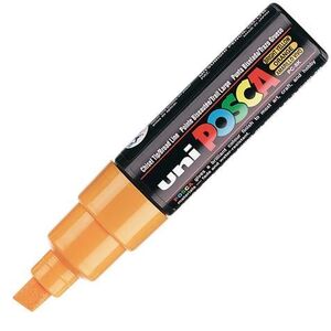UNI POSCA ROTULADOR BOLD 8,0 PC-8K AMARILLO VIVO