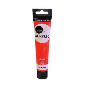 ACRILICO ROJO BRILLANTE 75ML 547 DALER