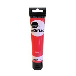 ACRILICO ROJO CARMIN 75ML DALER