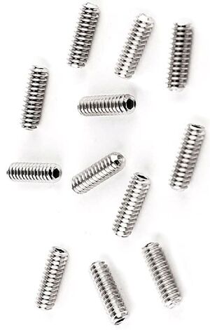 TORNILLO SELLETA FENDER BAJO 32 X 7/16 NÍQUEL 12UD