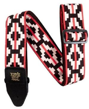 CORREA GUITARRA JACQUARD - RISTRA RED - ERNIE BALL