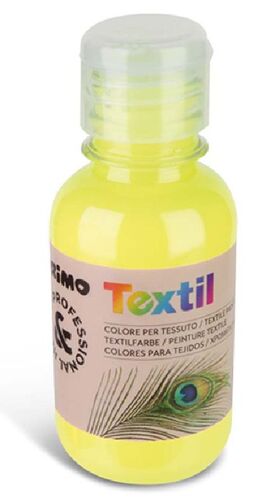 TINTA TEXTIL AMARILLO FLUO 125ML PRIMO 210