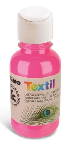 TINTA TEXTIL ROSA FLUO 125ML PRIMO 370