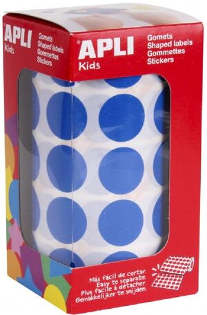 GOMETS REDONDO AZUL 20MM APLI REF.4860