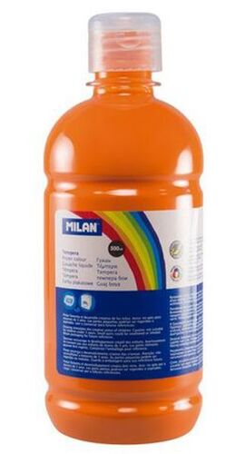 TEMPERA 500ML NARANJA MILAN 