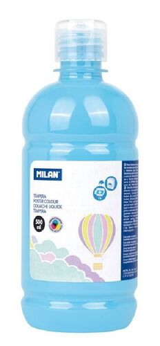 TEMPERA 500ML AZUL CLARO PASTEL MILAN 03652P