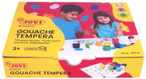 TEMPERA 12 COLORES JOVI REF.512 