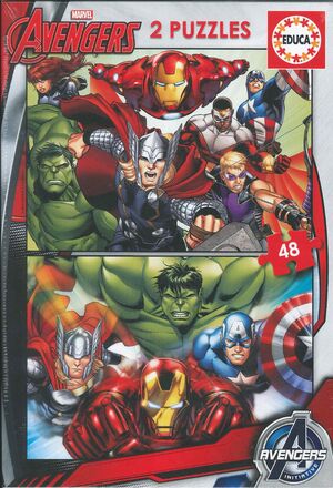 PUZZLE 2X48 AVENGERS EDUCA
