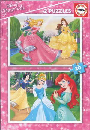 PUZZLE 2X20 PRINCESAS DISNEY EDUCA