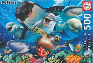 PUZZLE 500 SELFIE BAJO EL AGUA EDUCA