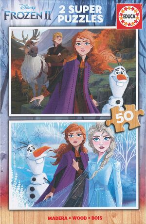 PUZZLE 2X50 FROZEN EDUCA