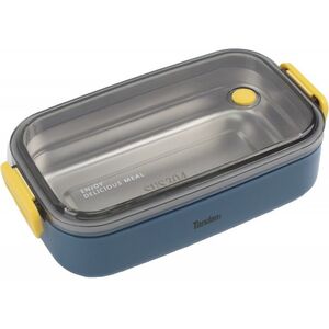 FIAMBRERA 700ML ACERO TANDEM AZUL MARINO