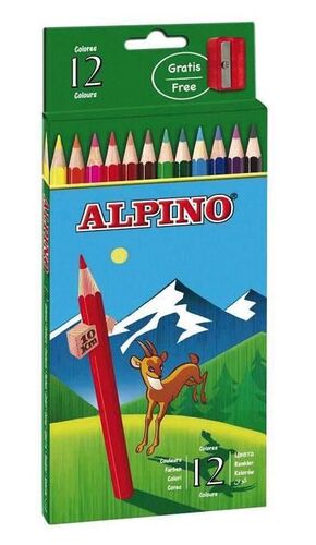 LAPICES 12 COLORES ALPINO 