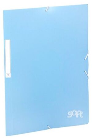CARPETA SOLAPAS SOFT PP AZUL CARCHIVO
