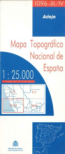 MAPA TOPOGRAFICO NACIONAL DE ESPAÑA: ADEJE 1:25000
