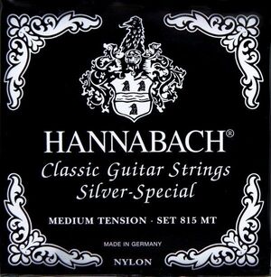 HANNABACH 815MT TENSION MEDIA NEGRA (JGO.)