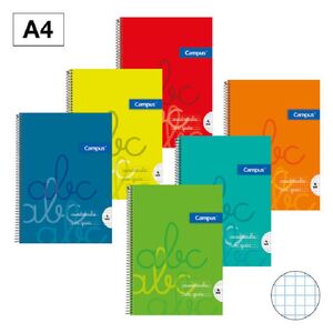 CUADERNO 4MM CON GUIA TD 80H 70GR CAMPUS 003227