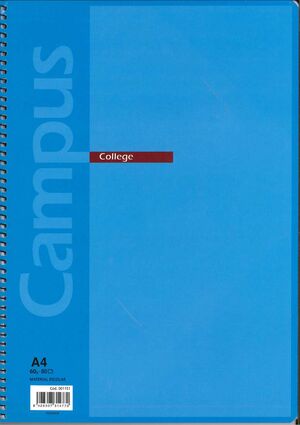 CUADERNO 1 RAYA A4 80H 60GR. CAMPUS COLLEGE