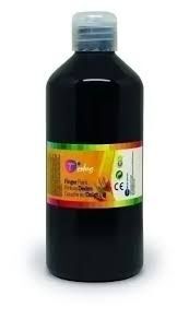 PINTURA DEDOS T COLORS 500 ML NEGRO