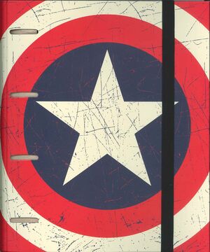 CARPETA 4 ANILLAS CAPITAN AMERICA