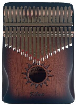 KALIMBA DE CAOBA DE 17 NOTAS MARRÓN