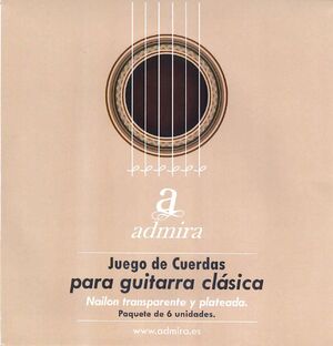 ADMIRA GUITARRA CLASICA MOD.500 (JGO.)