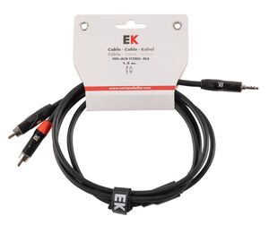 CABLE MINI JACK ESTEREO - 2RCA 3MT EK