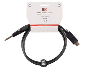CABLE USB-JACK MONO 1,5 MT EK AUDIO