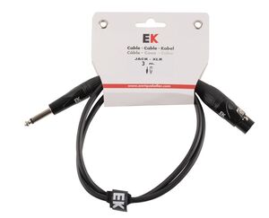 CABLE MICROFONO JACK MONO - XLR H 3MT EK AUDIO