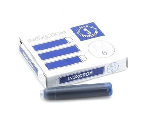RECAMBIO PLUMA AZUL INOXCROM 6UDS