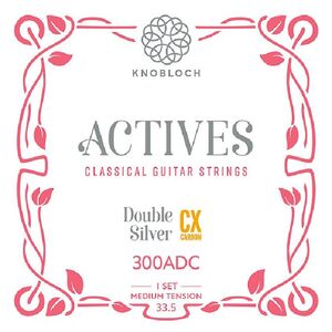 KNOBLOCH GUITARRA CLASICA TENSION MEDIA CARBON CX300 (JGO.)
