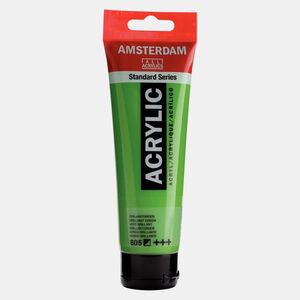 ACRILICO VERDE CLARO 120ML AMSTERDAM 605