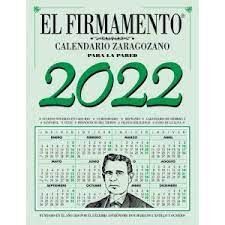 CALENDARIO ZARAGOZANO 2022 PARED FIRMAMENTO