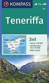 TENERIFE MAPA KOMPASS ALEMAN 3 EN 1 1:500000