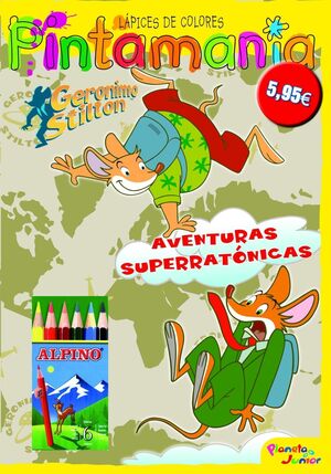 GERONIMO STILTON. PINTAMANÍA LÁPICES DE COLORES