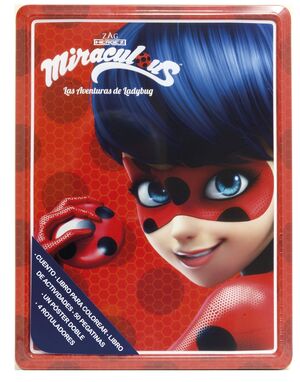 MIRACULOUS. LAS AVENTURAS DE LADYBUG. CAJA METÁLICA