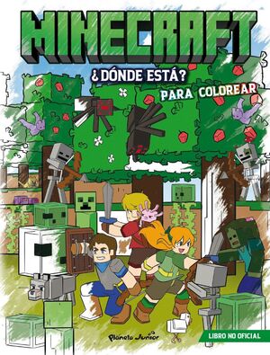 MINECRAFT. ¿DÓNDE ESTÁ? PARA COLOREAR