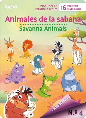 PEGAPLANETA 4. ANIMALES DE LA SABANA - SAVANNA ANIMALS