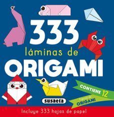 333 LÁMINAS DE ORIGAMI AZUL