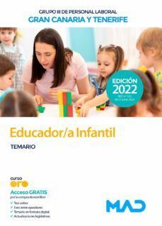 EDUCADOR/A INFANTIL (GRUPO III DE PERSONAL LABORAL) EN LAS ISLAS DE GRAN CANARIA