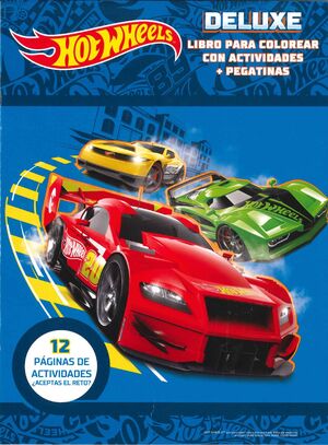 HOT WHEELS. LIBRO PARA COLOREAR CON ACTIVIDADES +