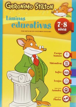 GERONIMO STILTON LAMINAS EDUCATIVAS 7-8 AÑOS