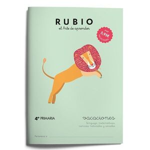 RUBIO VACACIONES 4º PRIMARIA