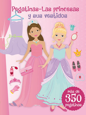 PEGATINAS-LAS PRINCESAS Y SUS VESTIDOS