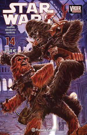 STAR WARS Nº 14/64  (VADER DERRIBADO 5 DE 6)