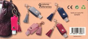 LLAVERO EN PIEL PARA HIDROGEL